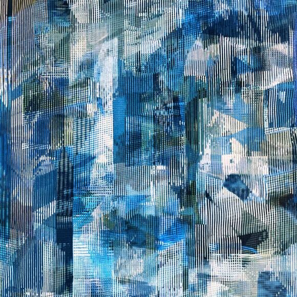 LULULEMON Sculpt Tank II Sz 2 Sun Dazed Multi Blue Super Dark - Picture 4 of 6